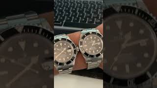 Rolex Submariner 16610 vs Seadweller 16600 Size Comparison [upl. by Mencher]