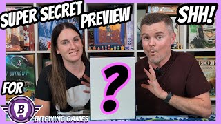 SHH Top Secret Board Game Preview From Bitewing Games [upl. by Elbys]