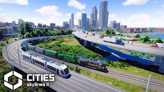 Youre going to love this light rail network  Cities Skylines 2 [upl. by Egdirdle]