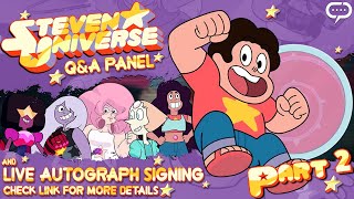 • Streamilycom Presents The Steven Universe Cast Reunion QampA  PART 2 • [upl. by Randa]