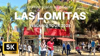 【5K】Recorriendo LAS LOMITAS PASEO LOMAS DE ZAMORA City Tour 2023 Buenos Aires  ARGENTINA vlog [upl. by Orferd]