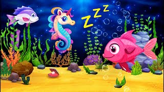 Lullaby For Bbabies To Go To Sleep ⭐ Fishes amp Soothing Underwater Animation 🐠 Baby Sleep Music 👶💤 [upl. by Odrareve]