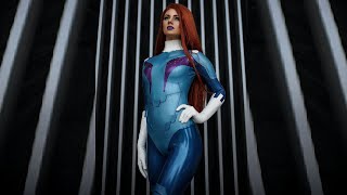 DC Comics New 52 Starfire Latex Cosplay at Moscow Comic Convention 2018 [upl. by Innej891]