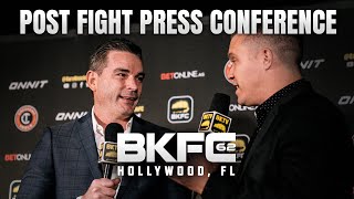 BKFC 62 HOLLYWOOD PostEvent Press Conferene  LIVE [upl. by Nolava]