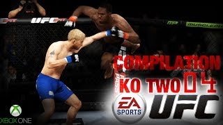 EA Sports UFC  FR  04  COMPILATION KO TWO [upl. by Inobe]