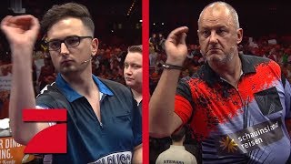 MarcelScorpion amp Martin Schindler vs Frank Rosin amp Phil Taylor  Gruppenphase  Promi Darts WM [upl. by Ailaham33]