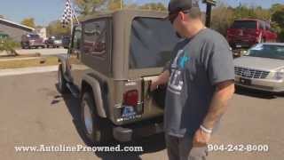 Autoline Preowned 2006 Jeep Wrangler For Sale Used Walk Around Review Test Drive Jacksonville [upl. by Sheaff]