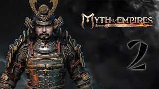 Myth of Empires ⋗︎ Прохождение 2 ⋗︎ quotСтрою домquot [upl. by Amorete855]