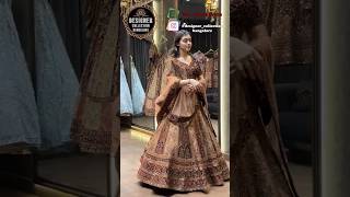 Chickpet Bangalore Wholesale designer Lehenga Crop Top  bridalwear  Lehengas  croptop lehenga [upl. by Vogel]