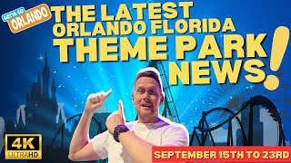 Orlando Florida Biggest Theme Park News amp updates September 2024 [upl. by Yseulta]