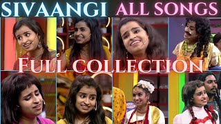 Sivaangi all songs in cook with comali 2 collection [upl. by Mencher306]