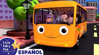 Las Ruedas del Autobús  Canciones Infantiles  Dibujos Animados  Little Baby Bum en Español [upl. by Acirred]