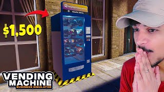 I Bought A New Vending Machine  Vending Machine Business Simulator Part 2 [upl. by Mott340]