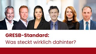 Expertenrunde zu GRESB ESGStandards Immobilien und Praxisherausforderungen  Webinar [upl. by Atelra]