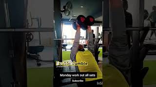 chestdayworkout reps mondayworkout gymdietplan fitnessmotivation allset repsneakers [upl. by Strickman874]