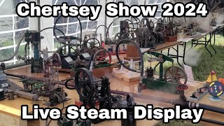 Chertsey Show 2024 Live Steam Model Display [upl. by Elliven204]