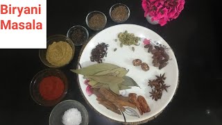 Biryani Masala Powder Recipe How to Make Biryani Masala  Hom made biryani Masala [upl. by Undry415]