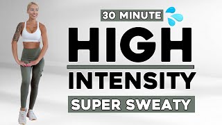 30 MIN CARDIO KILLER HIIT WORKOUT  Tabata Full Body  Fun amp High Intensity  To The Beat [upl. by Yllah]