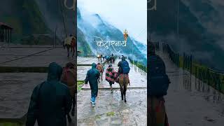 Kedarnath monsoon view shorts kedarnath [upl. by Etneciv]