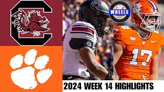 15 South Carolina vs 12 Clemson  Full Game Highlights  2024 College Football Highlights [upl. by Osnofedli]