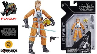 Star Wars The Black Series 6quot Archive 04 Luke Skywalker XWing Toy Action Figure Review  By FLYGUY [upl. by Noled716]