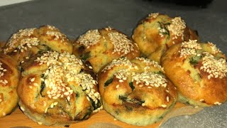 Mufinsa të njelmët me spinaq Për musafirët në çaj Salty muffins with spinach So yummy for guest👌 [upl. by Tamar]