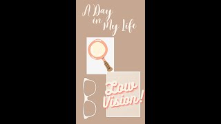 A DAY IN THE LIFE OF AN OPTOMETRIST LOW VISION CLINIC [upl. by Zimmer]