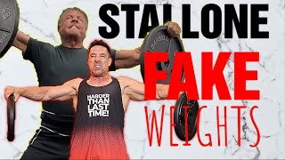 I TRIED the Stallone Challenge  STRONGER Than Stallone  Fake Plates [upl. by Eicats]