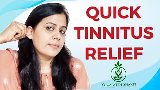 Tinnitus Quick relief with easy Acupressure Therapy Yoga Breathing amp Mudra Therapy  Ear problems [upl. by Cassell]