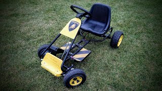 Kettcar gocart electric conversion quotLamborghiniquot [upl. by Hippel]