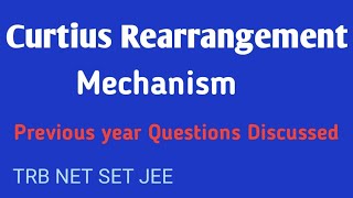 curtius rearrangement in tamil  TRB  POLY TRB  NET  SET  IITJAM  SANTHOSHCHEMISTRY [upl. by Anwahsat]