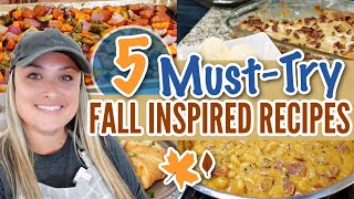 WOW 5 Recipes YOU NEED TO MAKE  THE FLAVORS OF FALL [upl. by Nonnelg202]