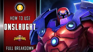 How To Use ONSLAUGHT Easily  Full Breakdown  Marvel Contest Of Champions [upl. by Ttnerb471]