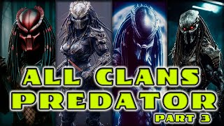 Alien PREDATOR CLANS Ranked from WORST to BEST part 3 [upl. by Siegfried]