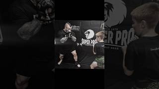 Kid vs World’s strongest man☠️ gymedit gym eddiehall [upl. by Eyde]