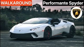 Lamborghini Huracan Performante Spyder Walkaround  Exhaust [upl. by Barbey946]