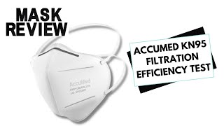 Accumed KN95 ACHBWHITE Mask Review  Filtration Efficiency Test  TSI 8130A  GB26262019 Standard [upl. by Fernandes]