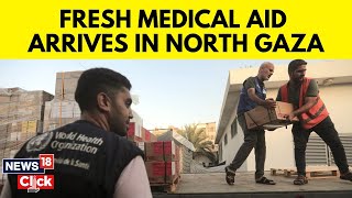 World Health Organisation Supplies Fuel And Medical Help To Gaza Hospital  G18V  Gaza News [upl. by Aicala]