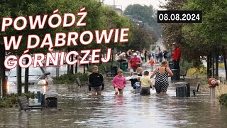 🌧️🌊ZALANA DĄBROWA GÓRNICZA  8082024 [upl. by Paulita]