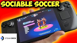 The bigger brother to Sensible Soccer Steam Deck gameplay [upl. by Weinert736]