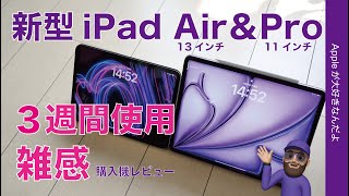 【各々こんな感触】新型13quotiPad AirM2と11quotiPad ProM4・3週間使用後の雑感 [upl. by Dammahum]