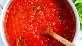 Homemade Pasta Sauce Recipe [upl. by Thorfinn]