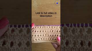 How To Knit The Perfect Pattern For Beginners [upl. by Osi663]