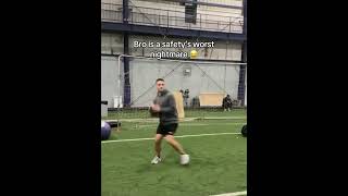 NO LOOK PASSES GO CRAZY football footballshorts youtubeshorts collegefootball [upl. by Lechner]