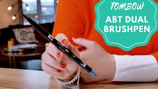 Tombow ABT Dual Brushpen Produktvideo [upl. by Leahcimluap563]