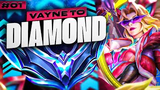 Vayne Unranked to Diamond 1  Vayne ADC Gameplay Guide  Season 13 Vayne Gameplay [upl. by Cele]