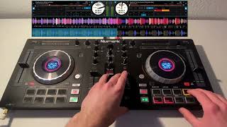 How to Mix Electronic Music on Beginner DJ Controller Numark Mixtrack Platinum [upl. by Averyl]