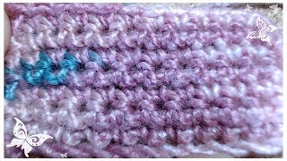 TUTO mailles chaînette et mailles serrées au crochet pour droitier [upl. by Erbe]