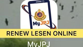 Tutorial renew lesen memandu online dengan MyJPJ [upl. by Auj599]