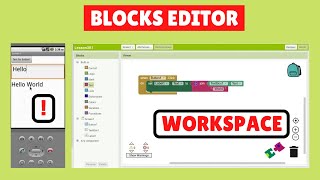 MIT App Inventor 2 Intro Lesson 3 Getting Ready – Blocks Editor [upl. by Opportuna]